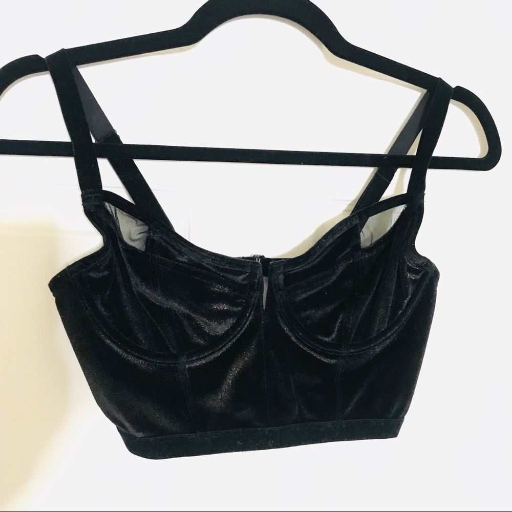 NWOT Free People metallic crop top